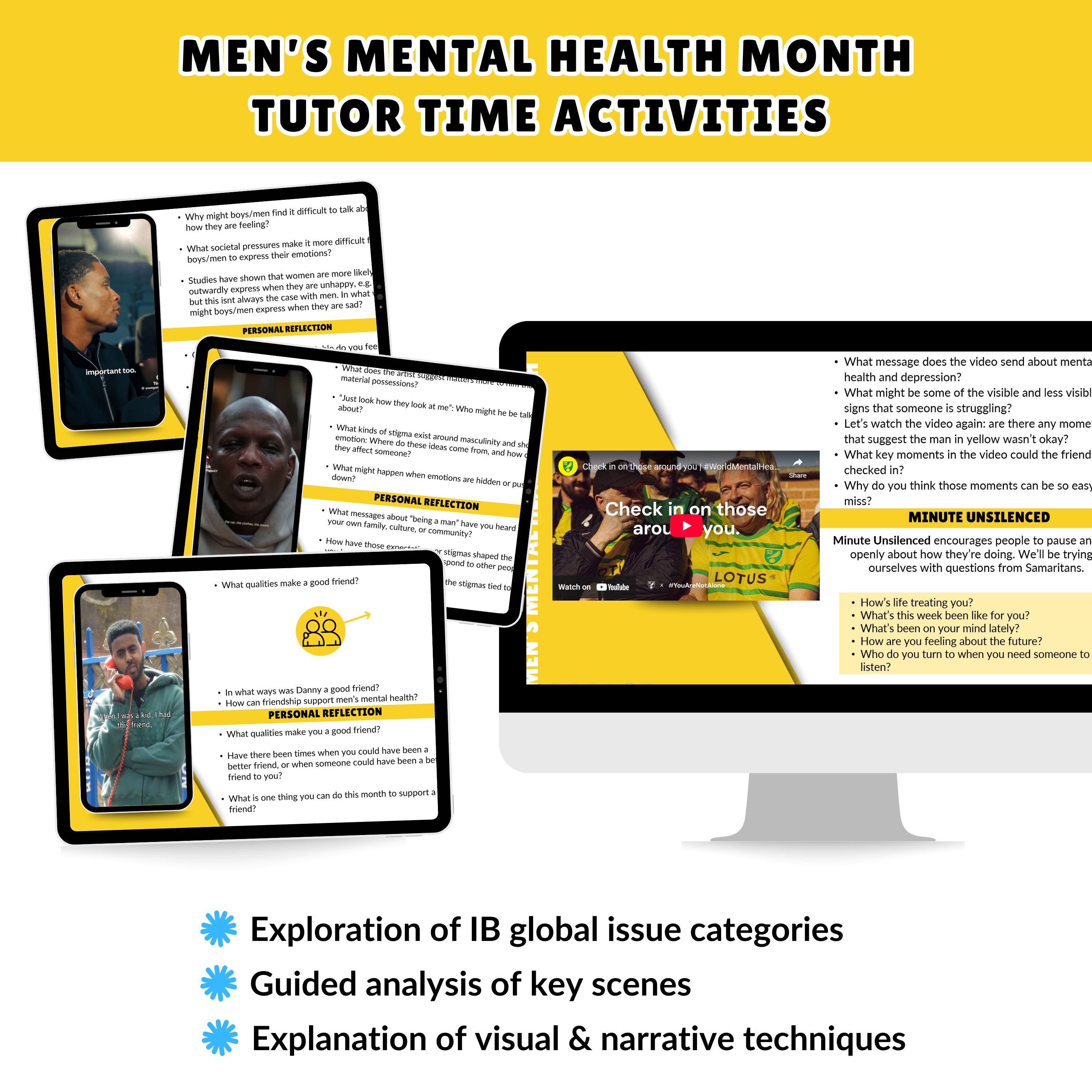 Men’s Mental Health Month: Free Preview Pack