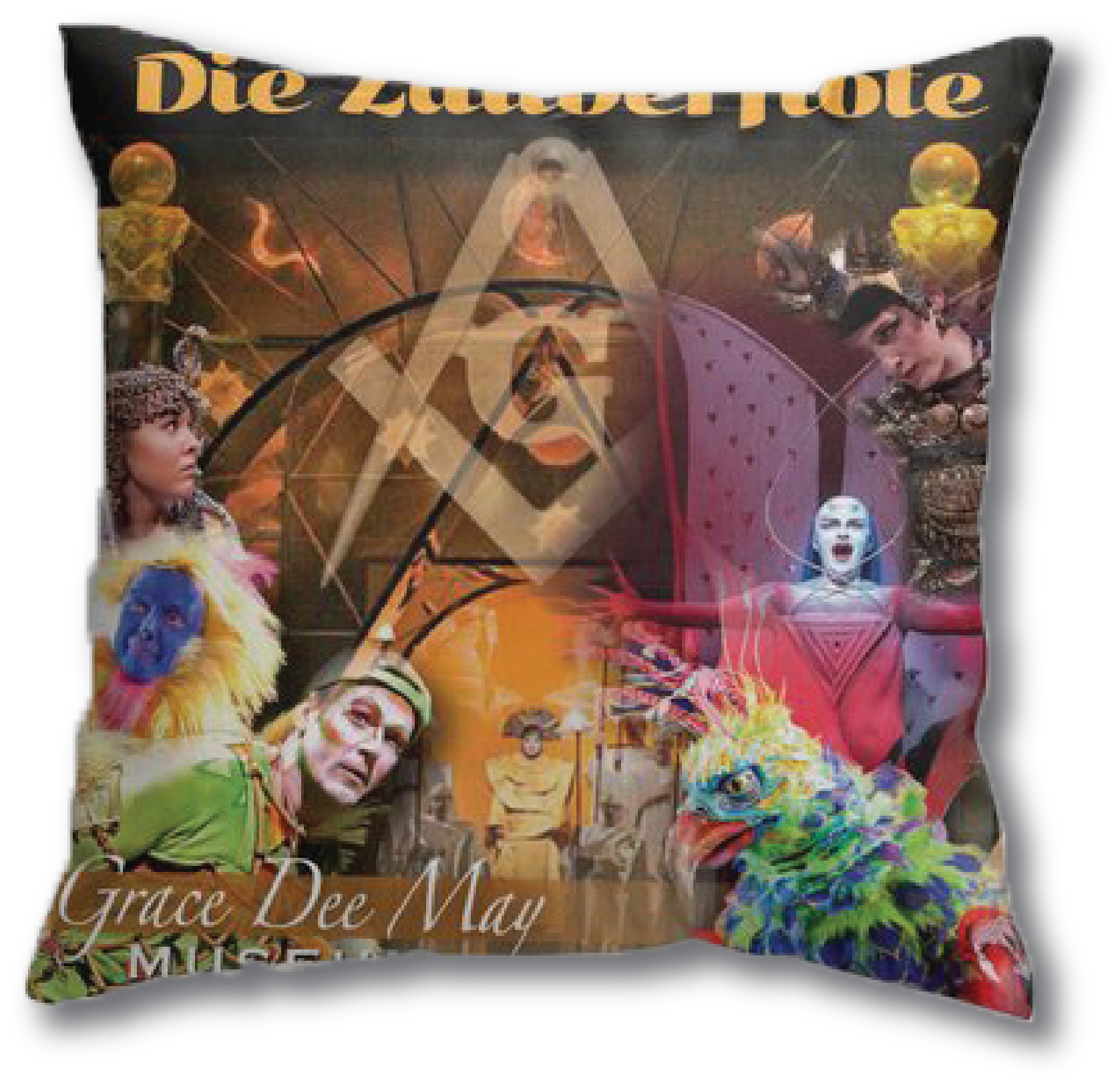 "Magic Flute"  14" x 14" Pillow