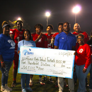 SR1 Donates $500 to Forest High School Football Team