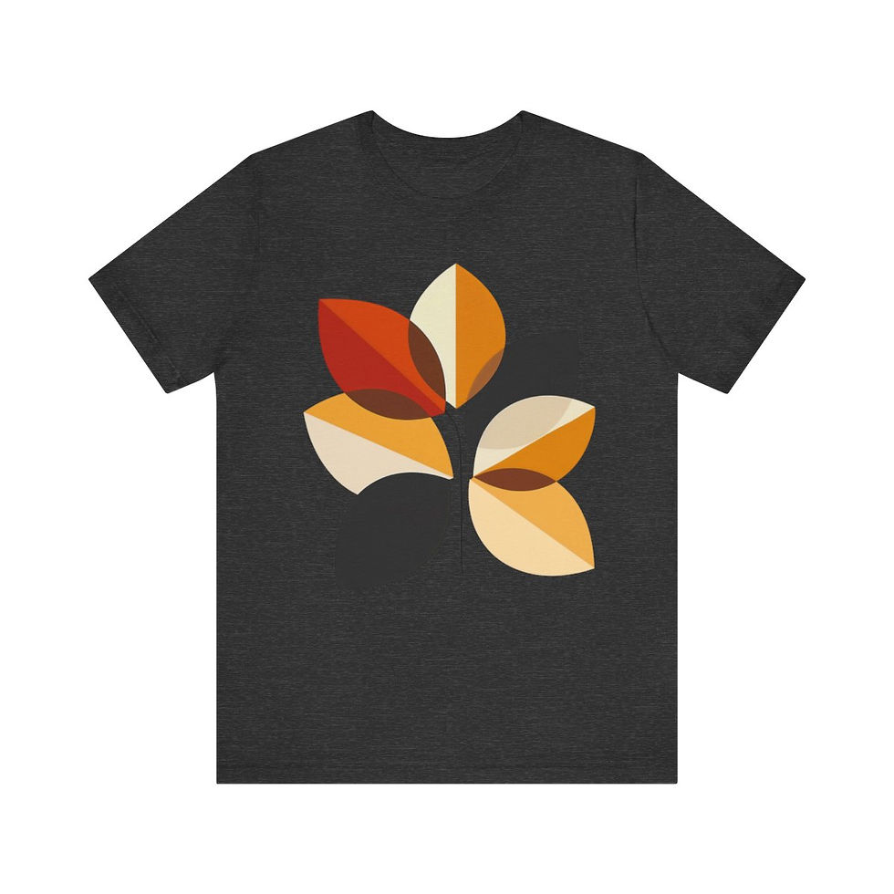 Thumbnail: Retro Floral 2 Crew Neck Tshirt