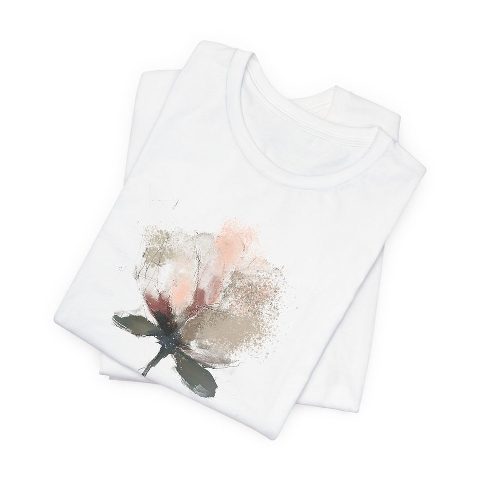 Thumbnail: Single Flower 1 Crew Neck Tshirt