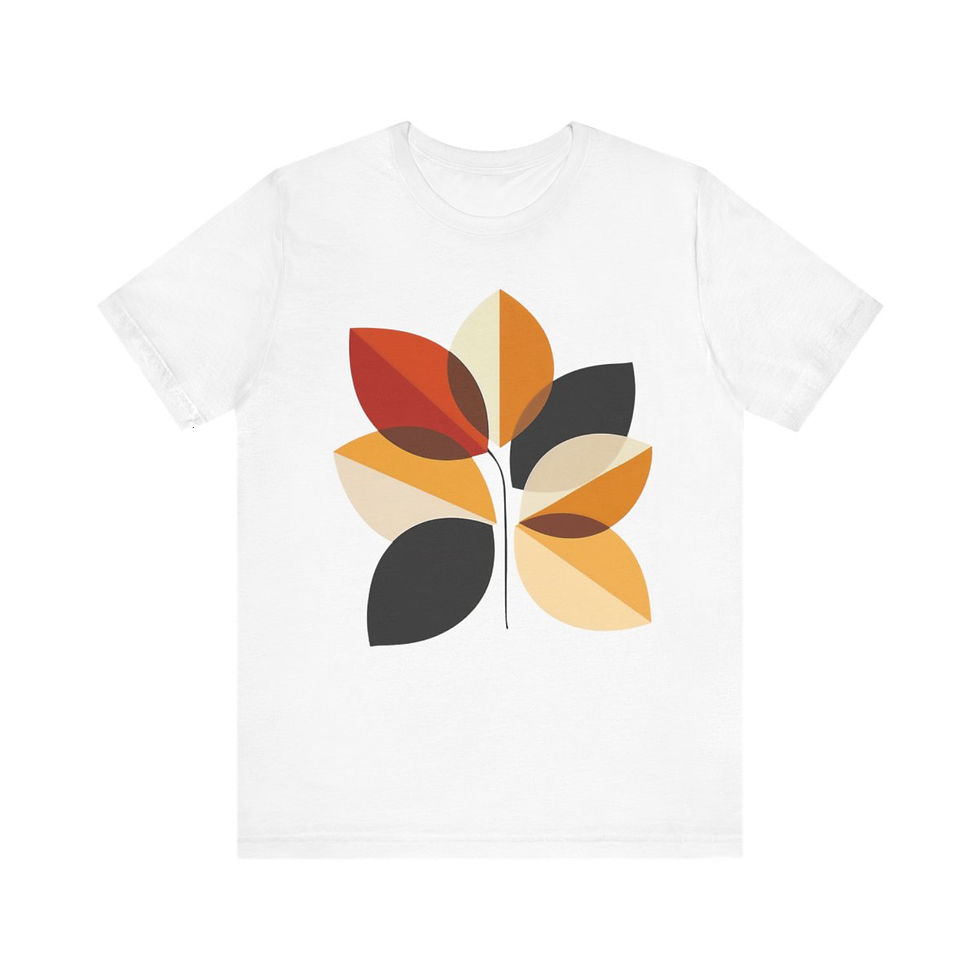 Thumbnail: Retro Floral 2 Crew Neck Tshirt