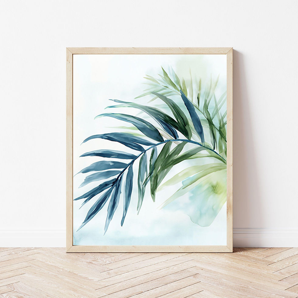Thumbnail: Palm Frond No. 2 Floral Art Print