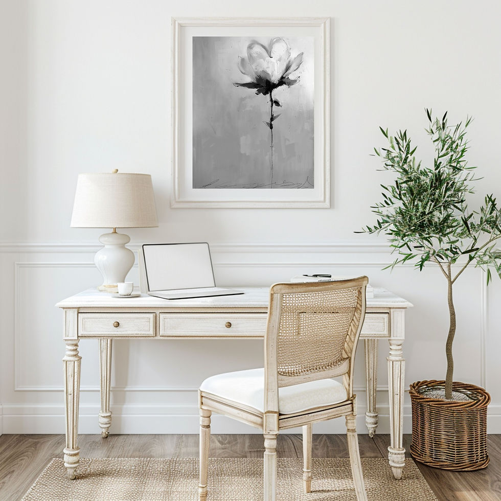 Thumbnail: Reflection Floral Art Print