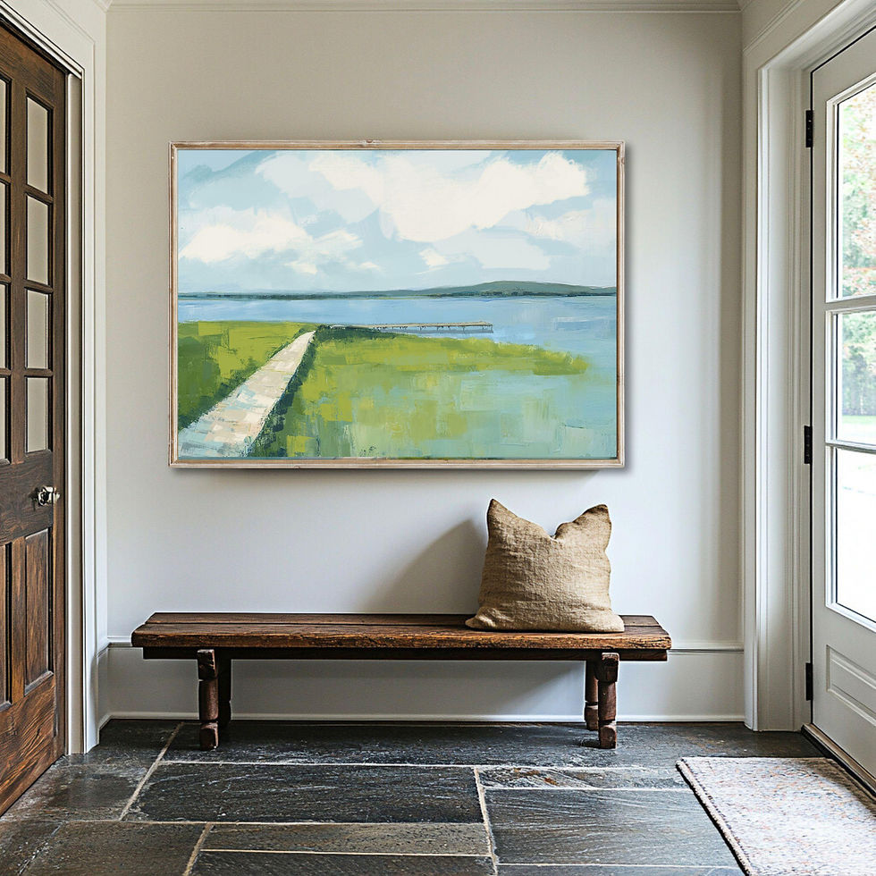 Thumbnail: Roads of The Eastern Shore No. 5 Coastal Art Print
