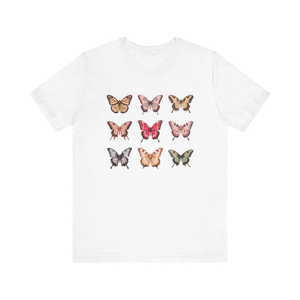 Thumbnail: 9 Butterflies Crew Neck Tee WS