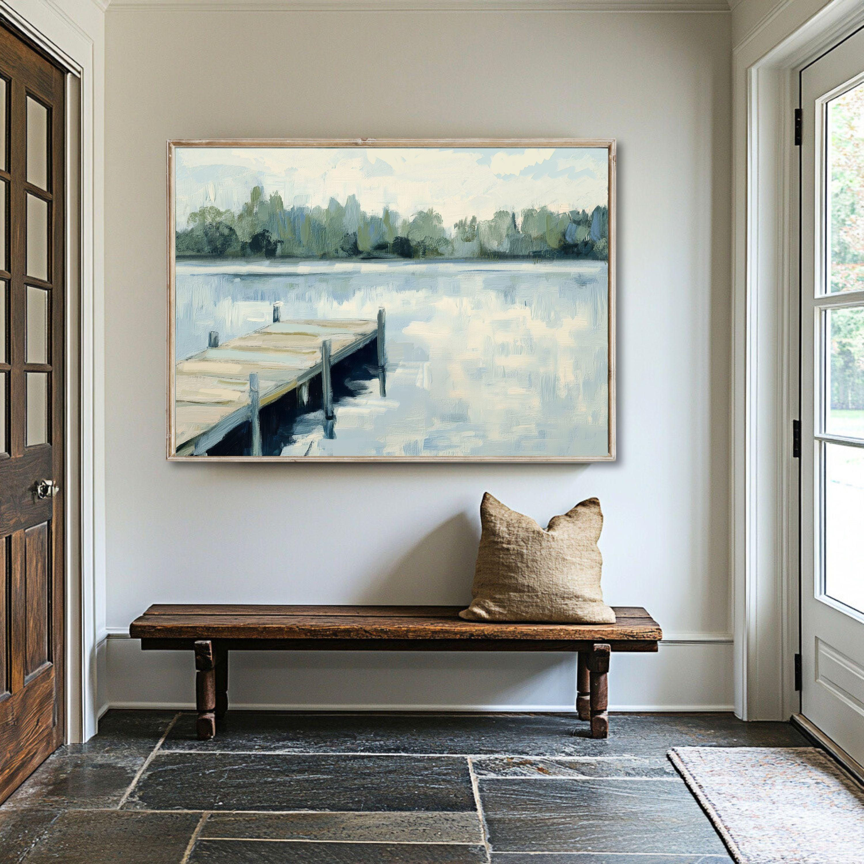 Dockside 1 Coastal Art Print