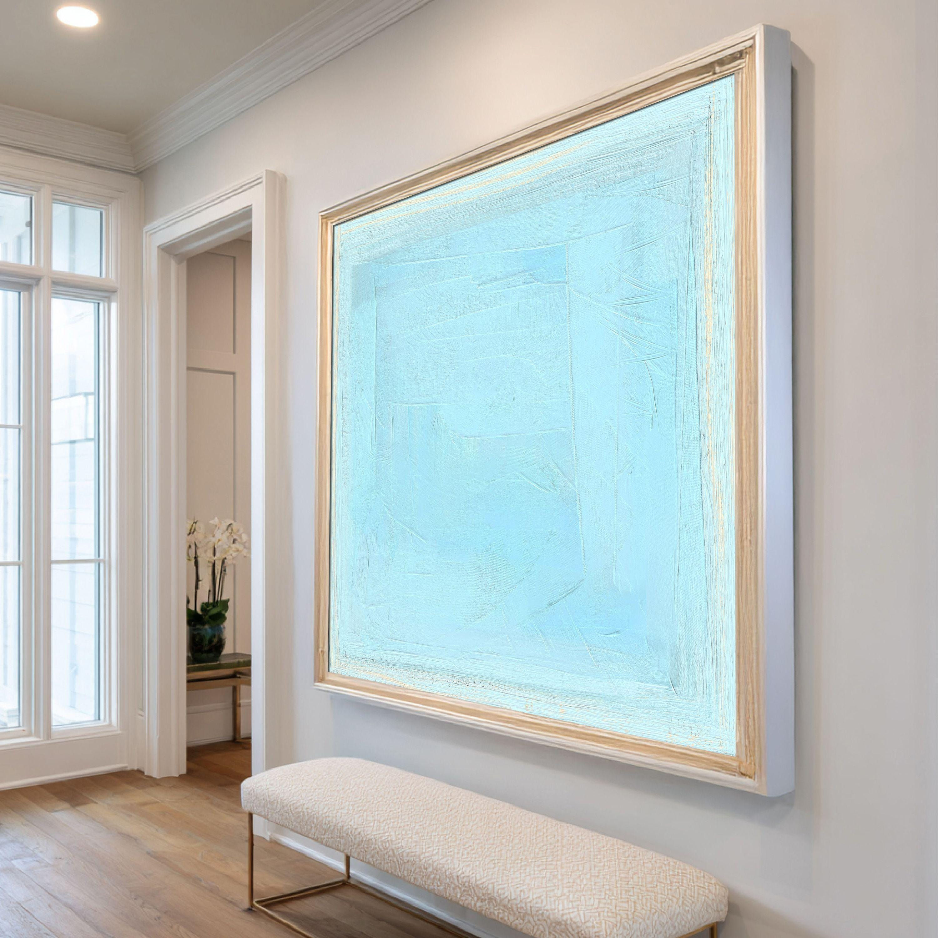 Wide Open Blue Art Print