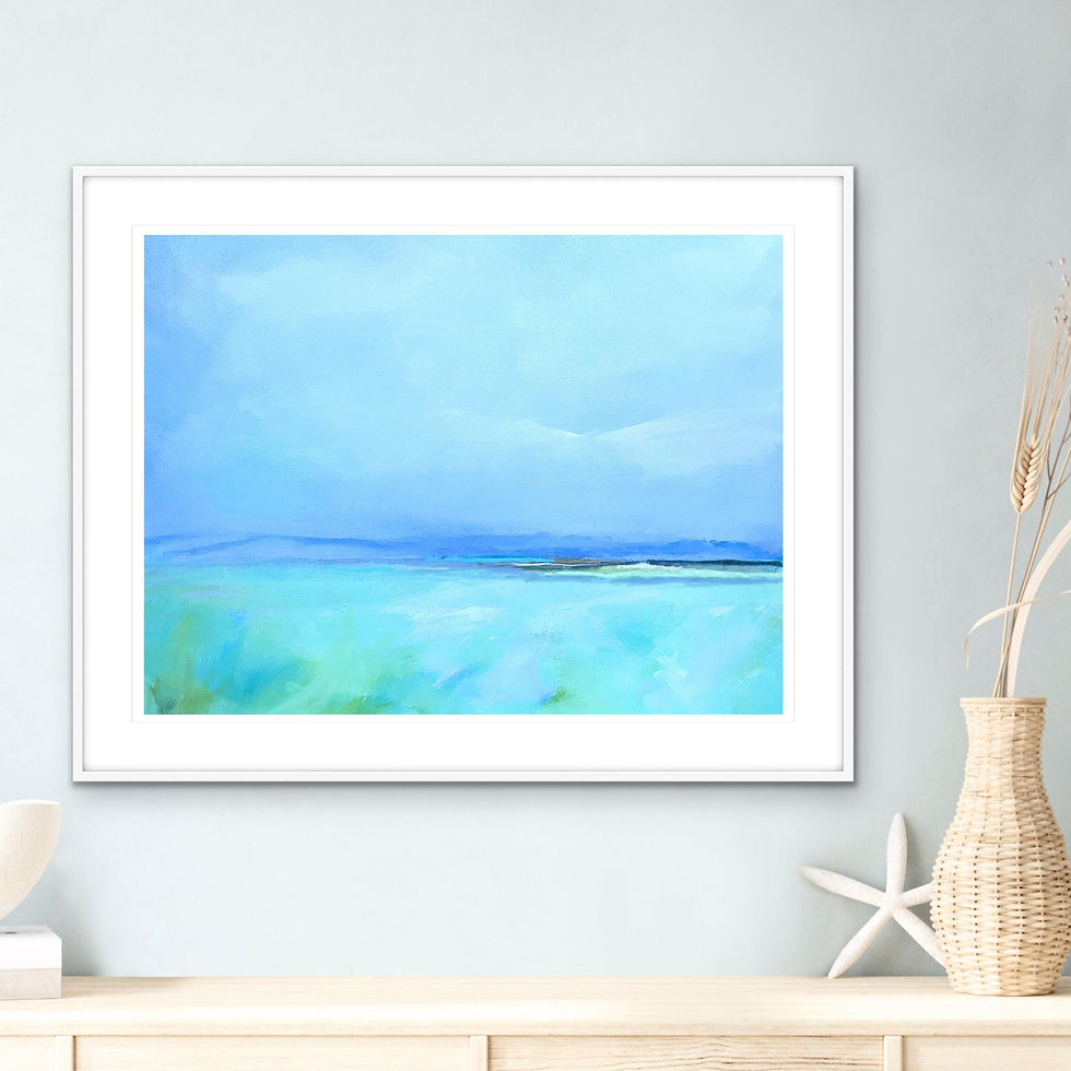 Thumbnail: Lavender Sky Coastal Art Print
