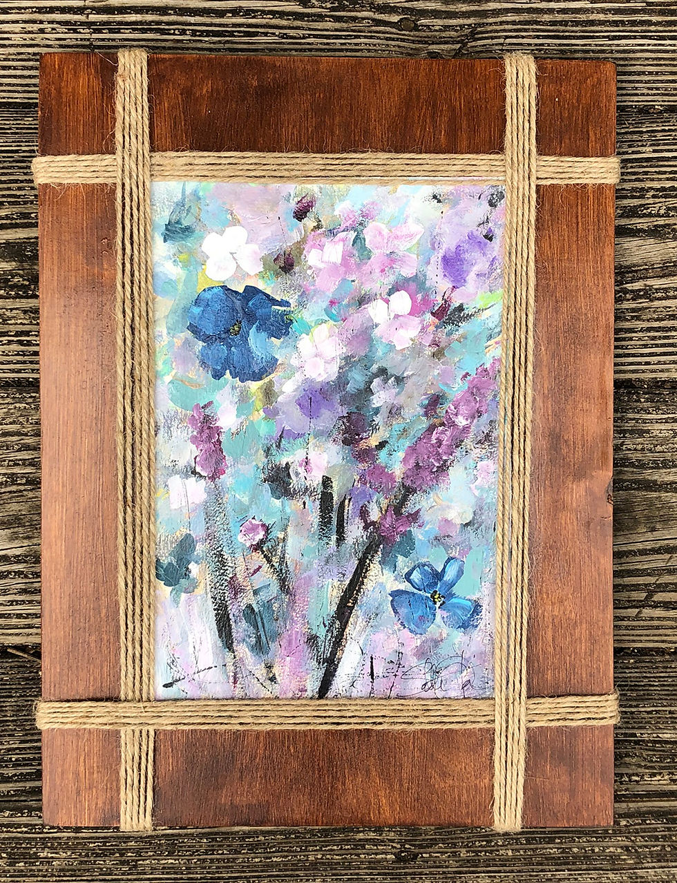 Thumbnail: Blue Flax and Lilacs No. 1