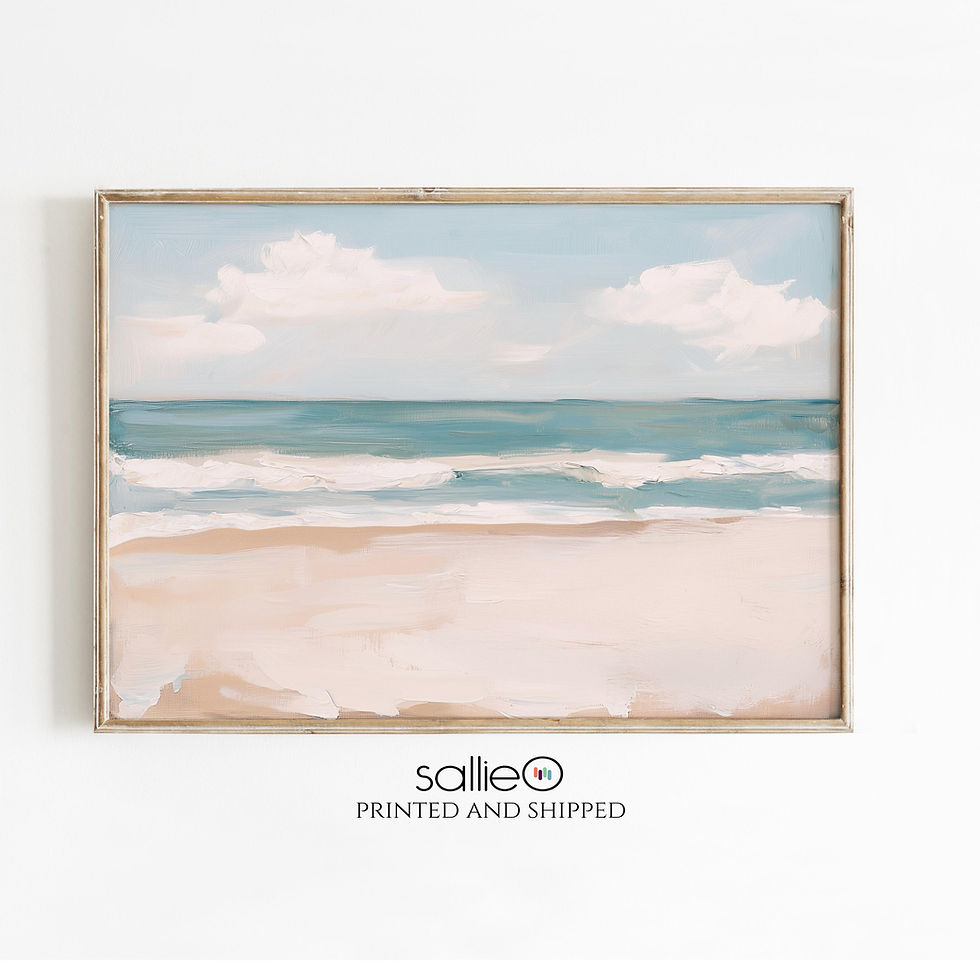 Thumbnail: Pink Sand Beach II Coastal Art Print