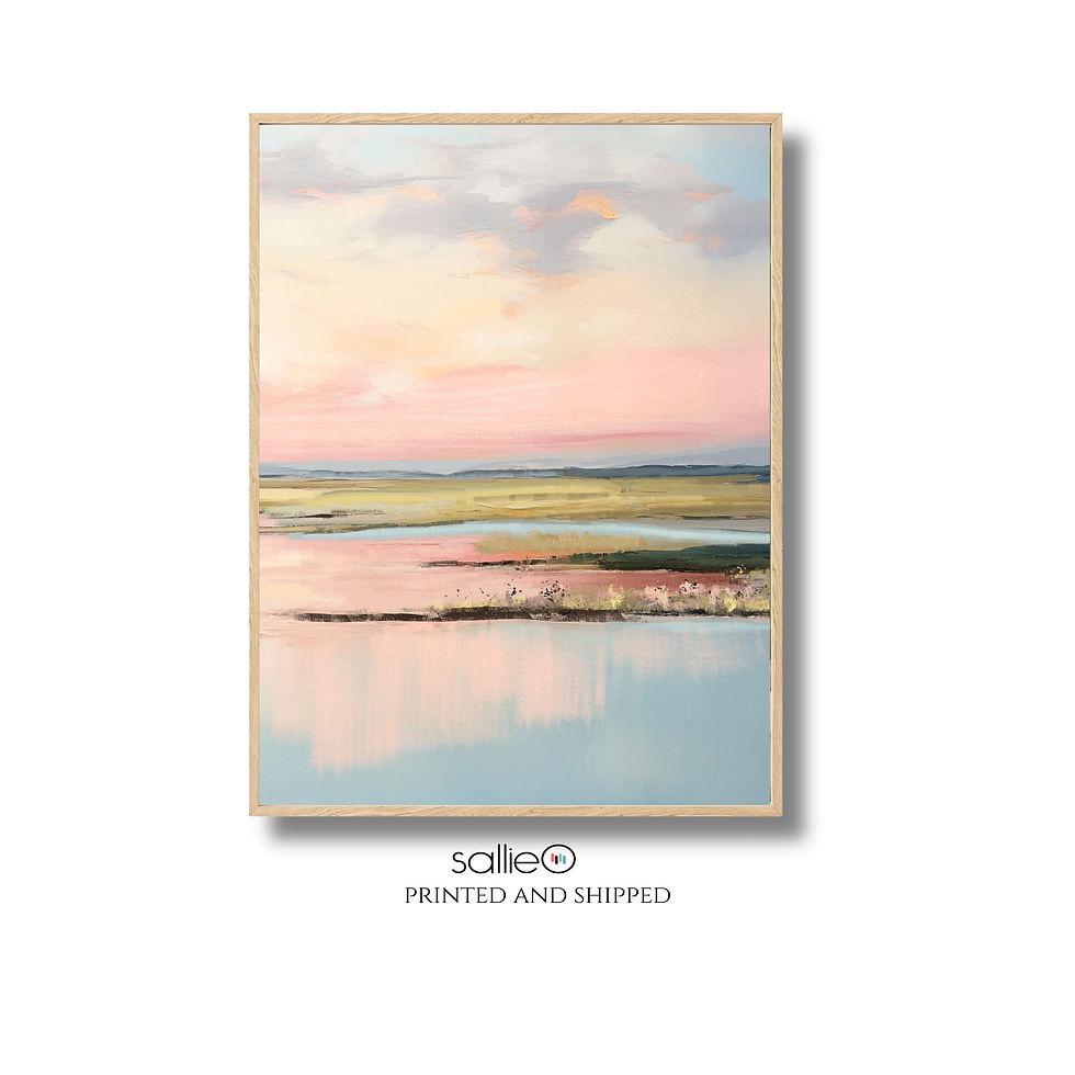 Thumbnail: Carolina Marsh Coastal Art Print Set of Two