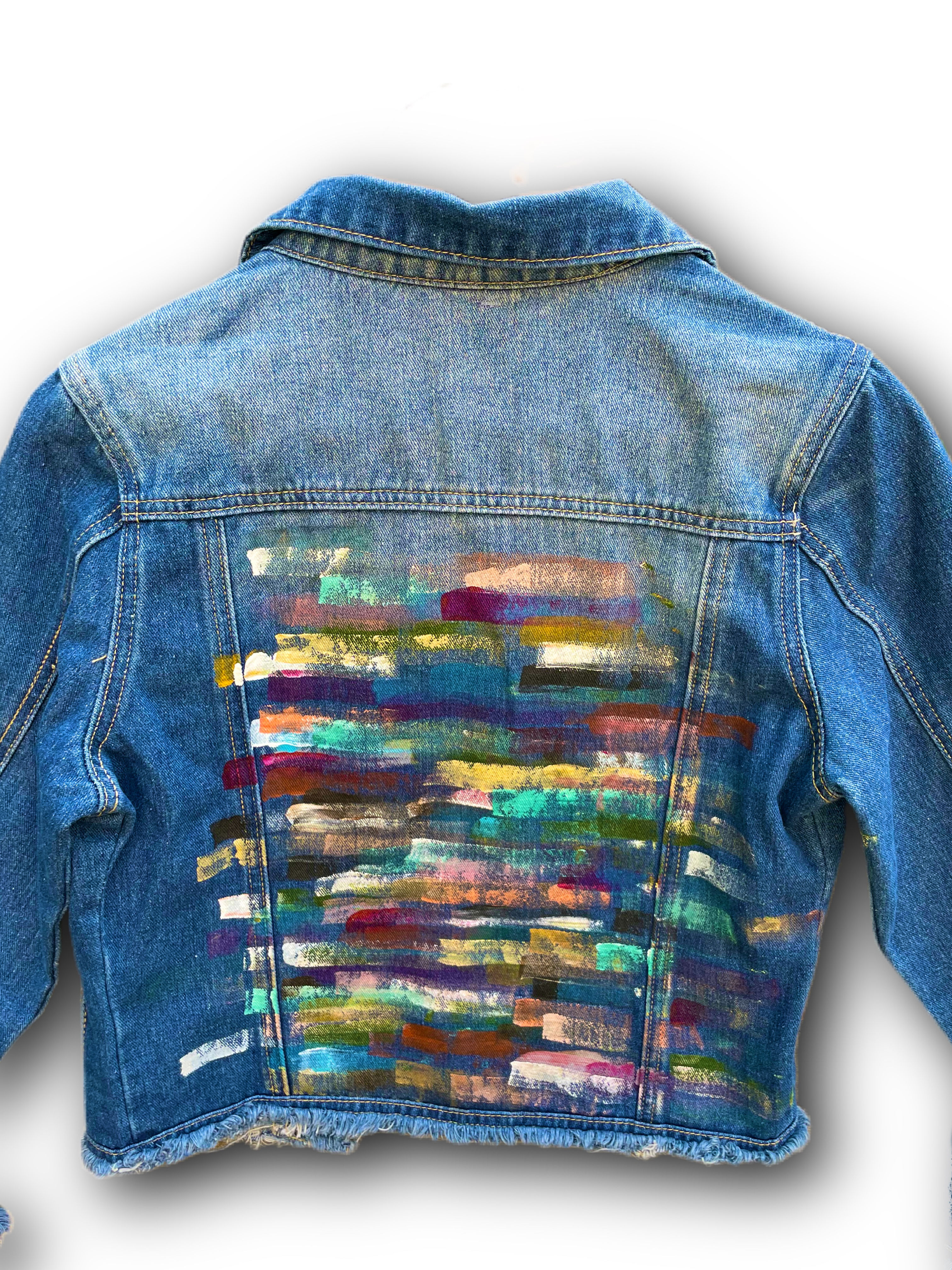 Indigo Frayed Jean Jacket