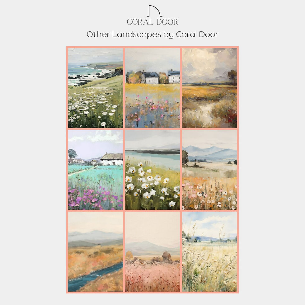 Thumbnail: Connemara Landscape Art Print