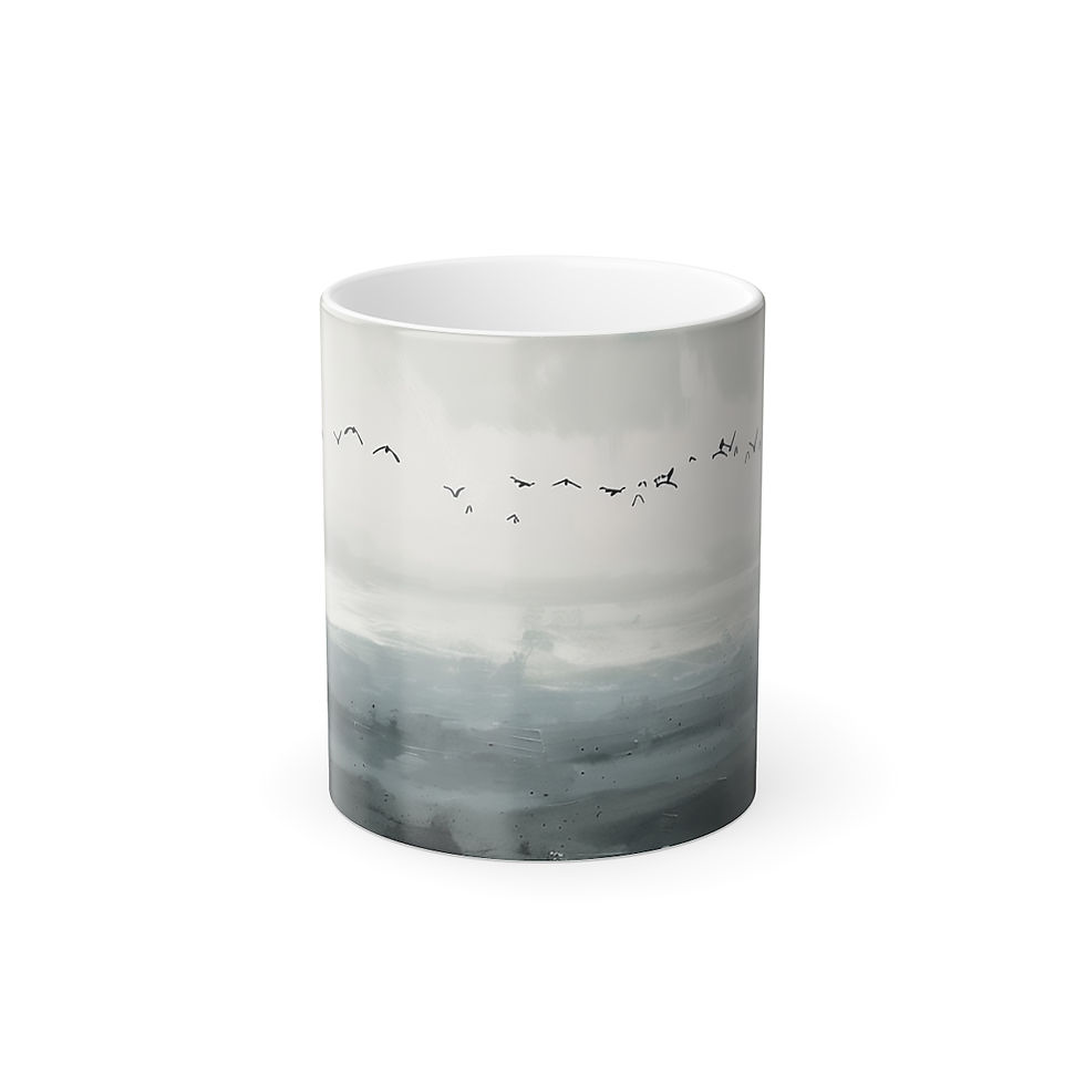 Seagulls Calling Color Morphing Mug