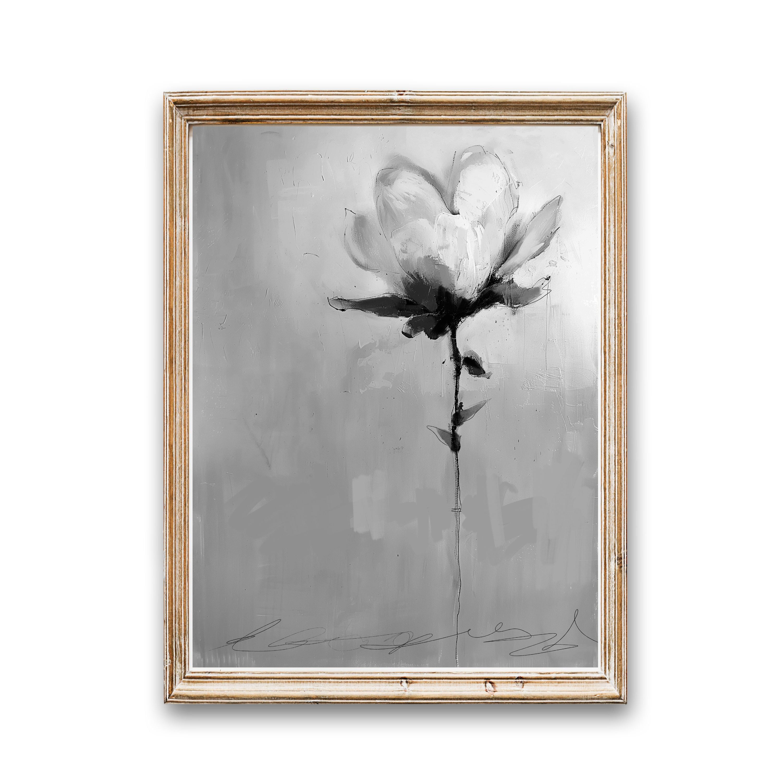 Reflection Floral Art Print