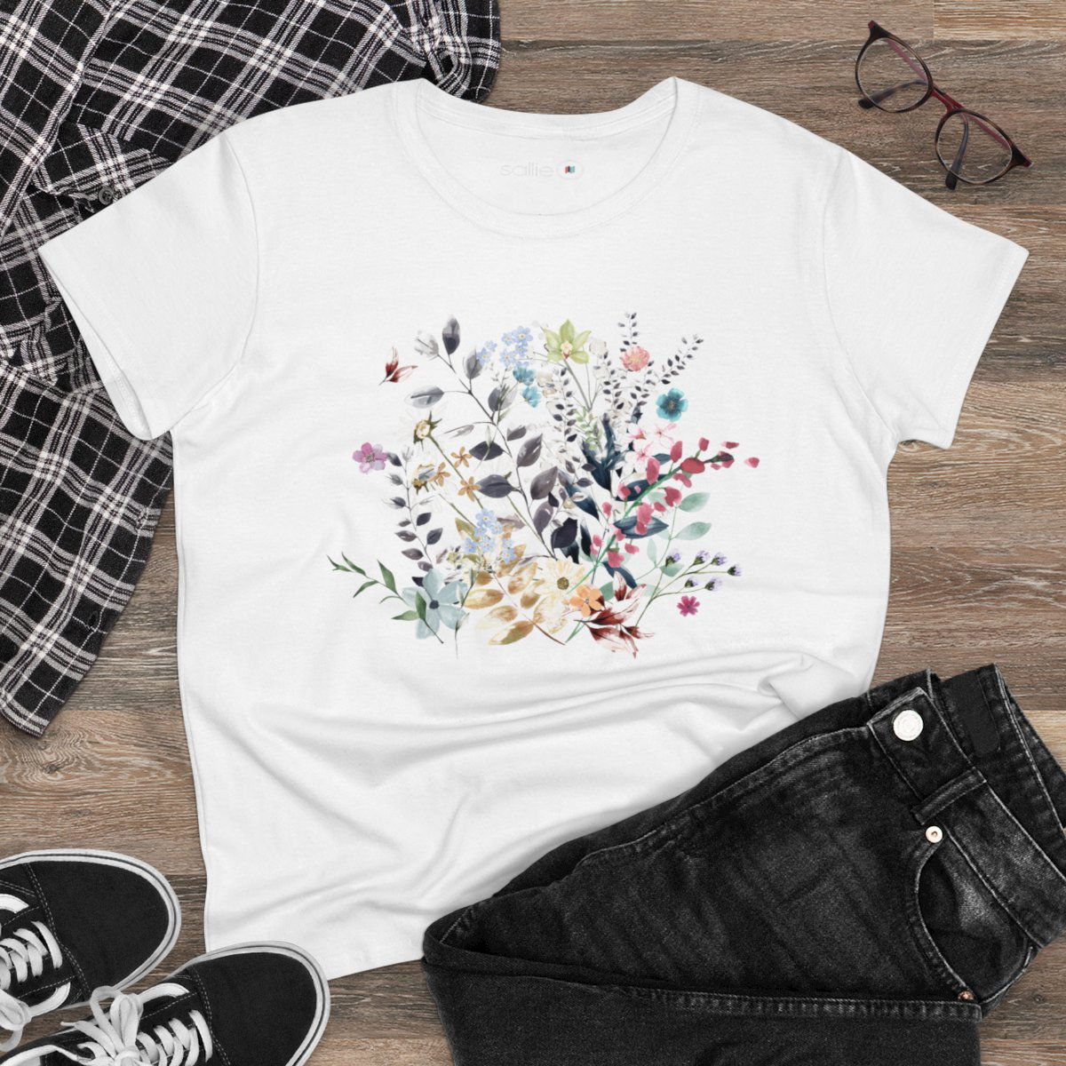 Summer Ferns Crew Cotton Tee
