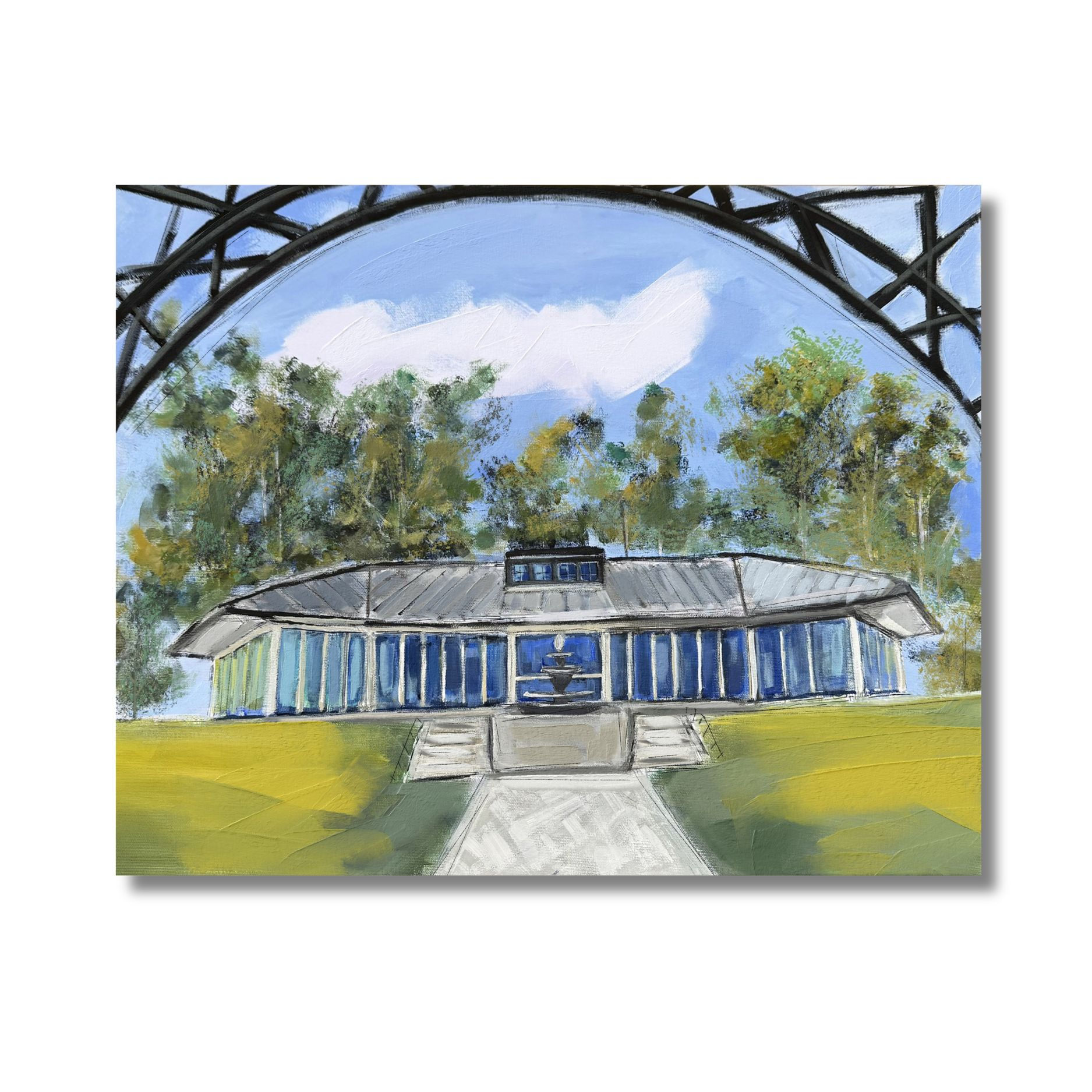 Rockfield Manor Art Print