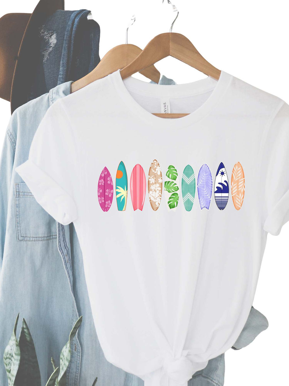 Surfboards Crew Neck Tshirt