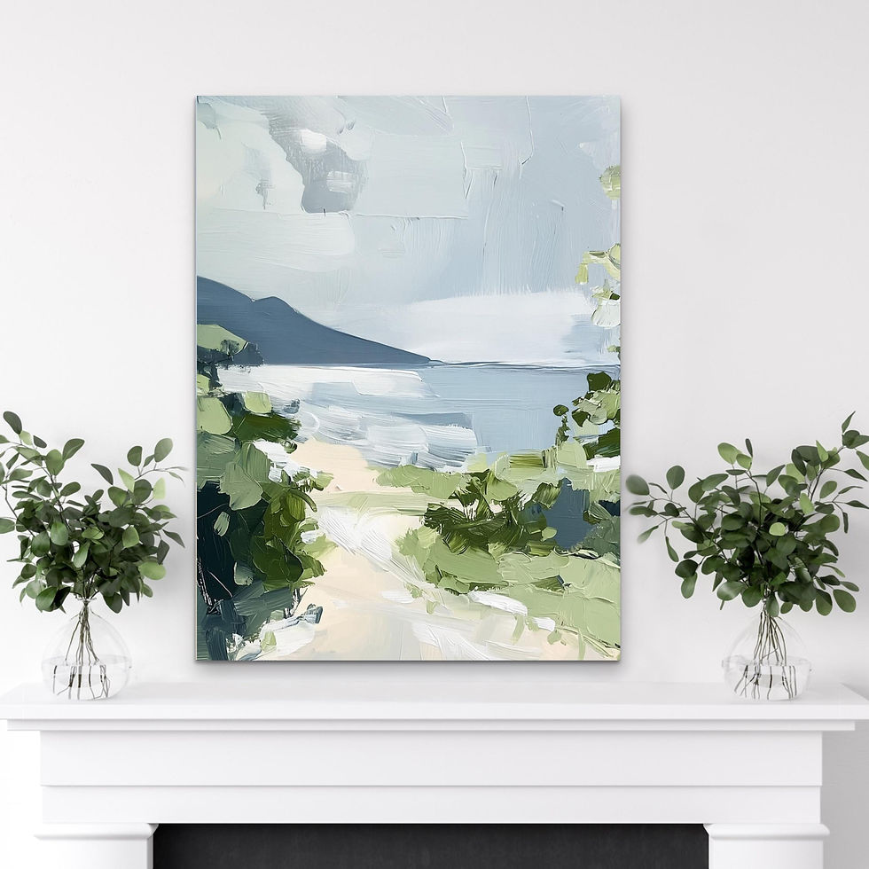 Thumbnail: Shoreline Calm No. 2 Coastal Art Print
