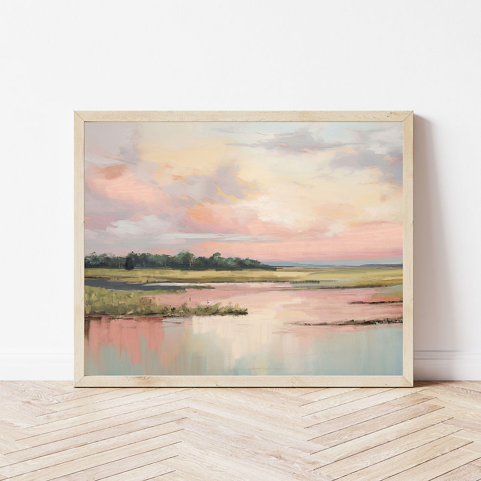 Thumbnail: Carolina Marsh Coastal Art Print