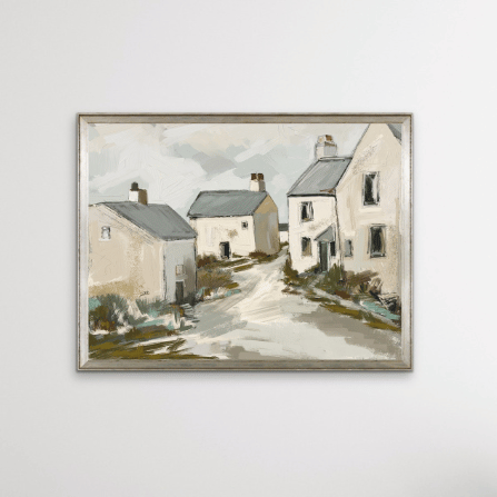 Thumbnail: Road to St. Ives Village Art Print