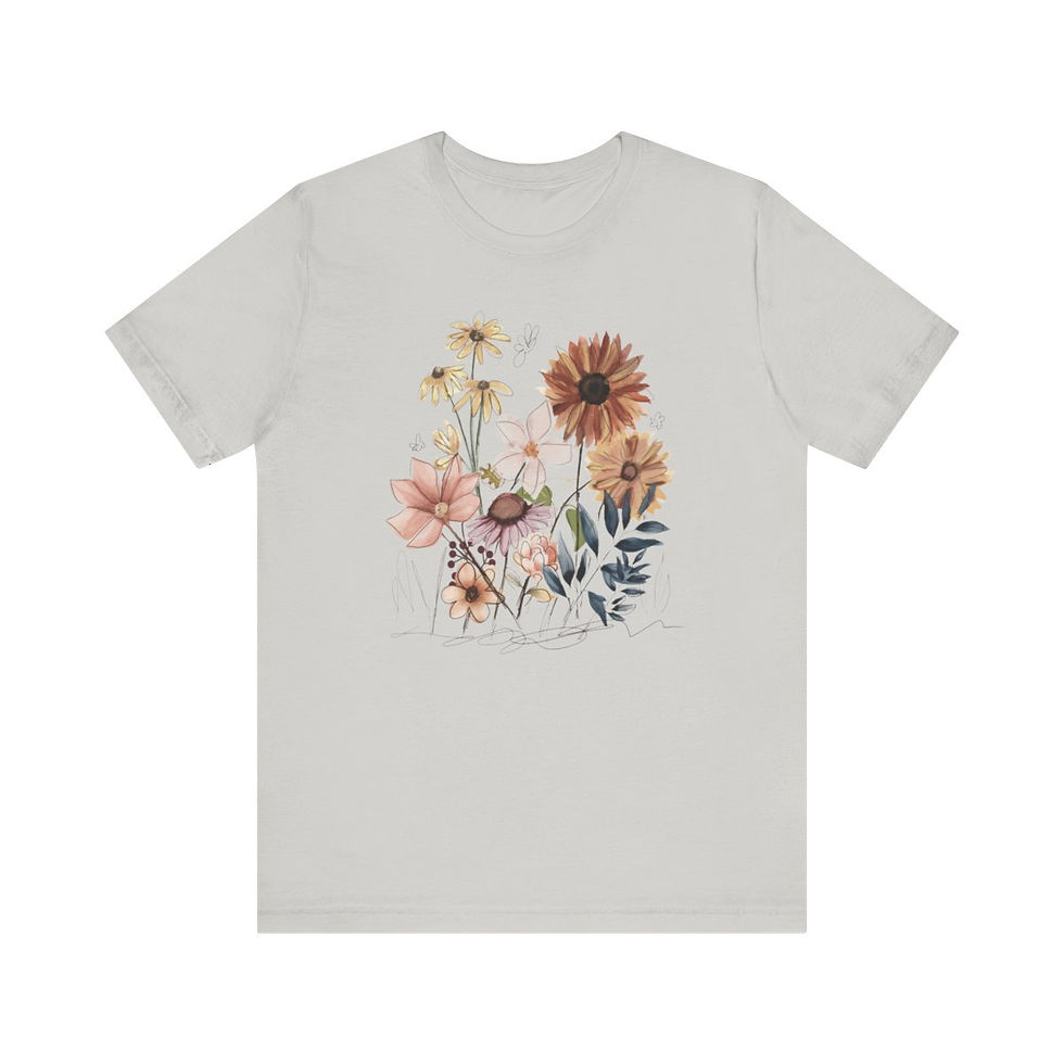 Thumbnail: Vintage Floral Crew Neck Tee WS