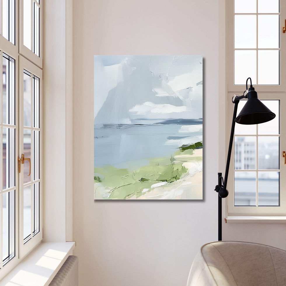 Thumbnail: Shoreline Calm No. 5 Coastal Art Print