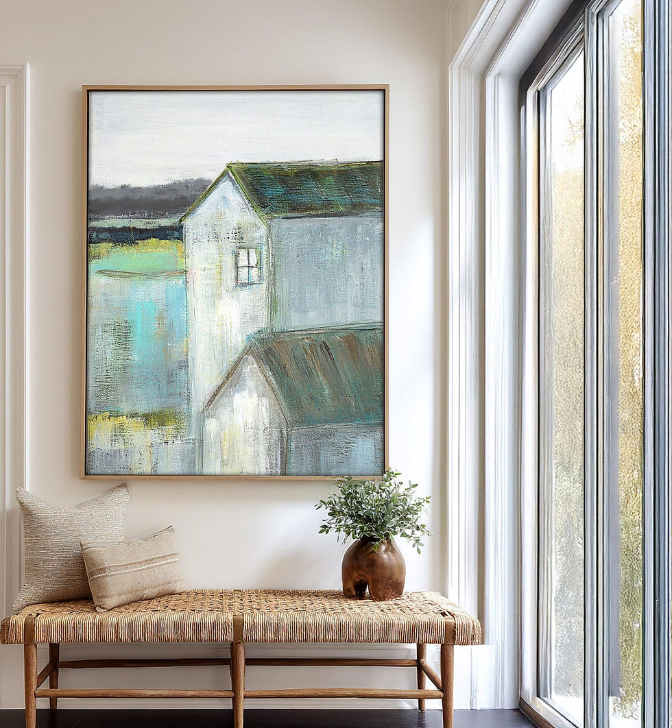 Thumbnail: Calm As A Millpond Art Print