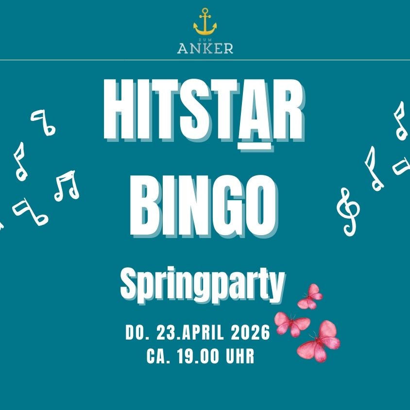 Hitstar-Bingo Motto: Springparty