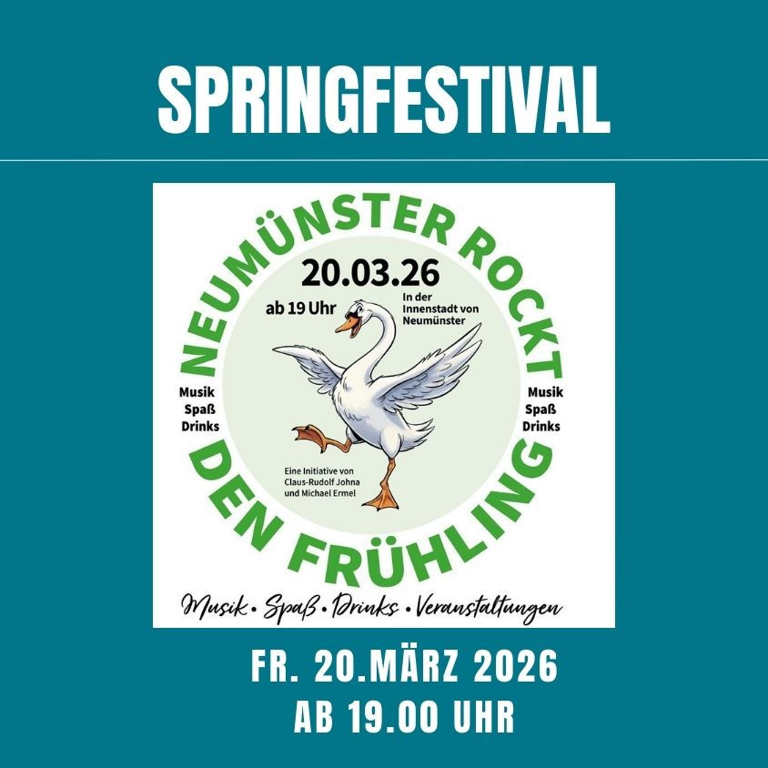 NANO SPRINGFESTIVAL - Neumünster rockt den Frühling