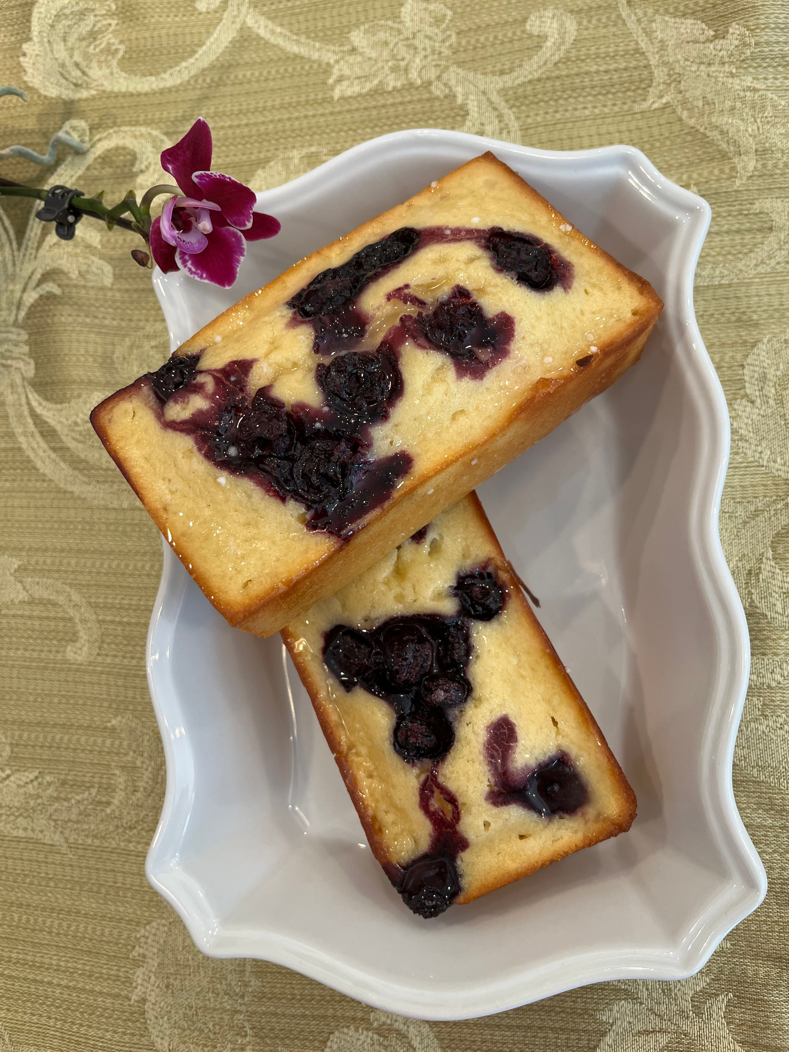 Mini Loaf of Blueberry Lemon Bread