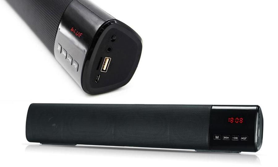 Miniatura: Barra Sonido Bluetooth Led 10w Usb, Fm, Sd 40cm Pantalla