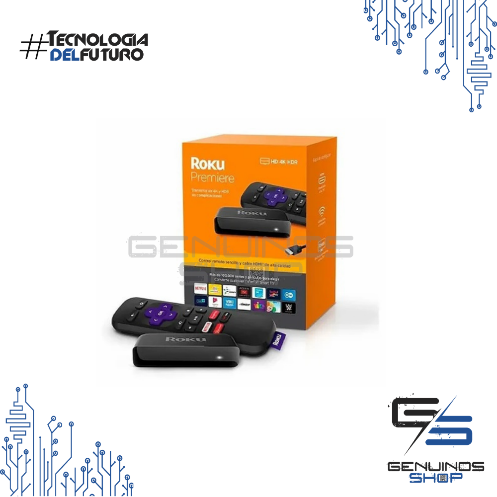 Roku Streaming Stick+ Plus 4k Control Voz