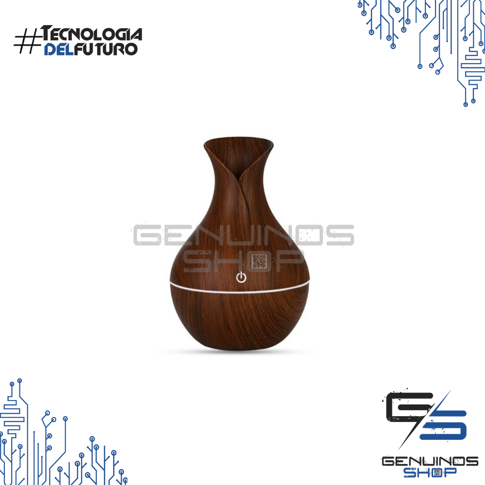 Difusor De Aromas 130 Ml Humidificador Aromaterapia Led+esen