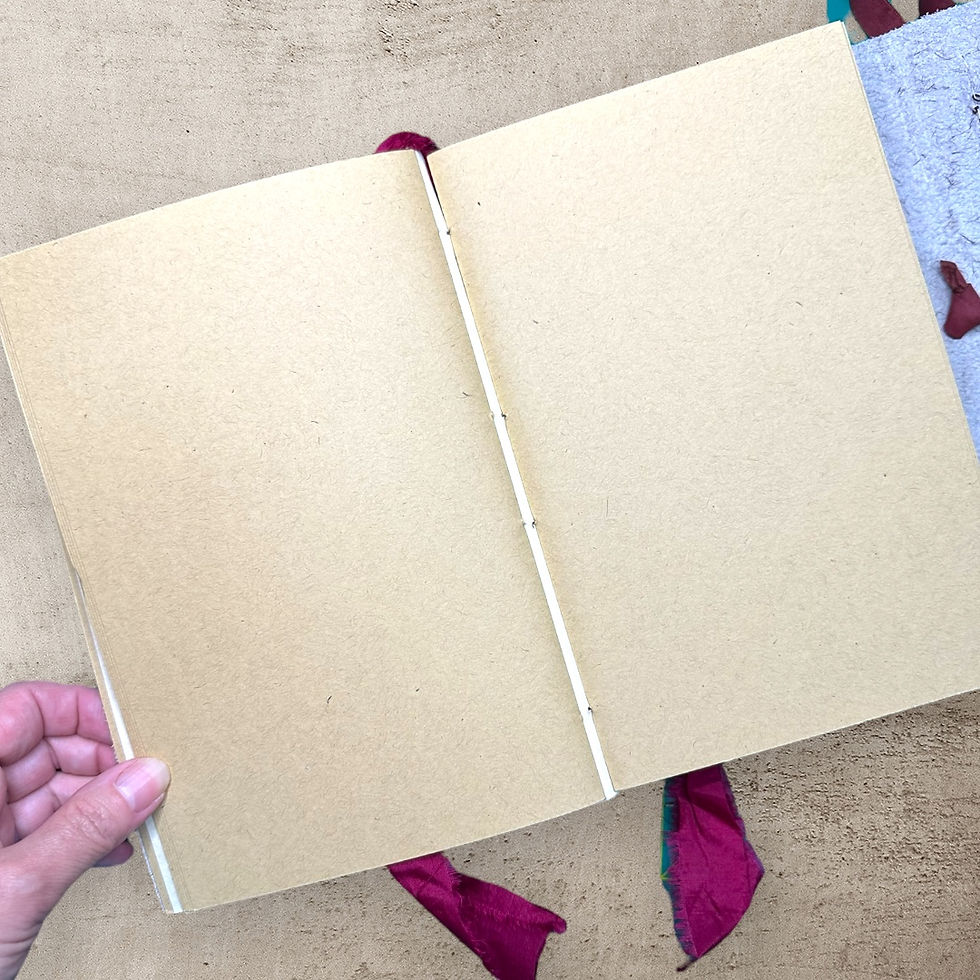 Thumbnail: Red Leather Multi-Purpose Journal or Sketchbook with Heart Key
