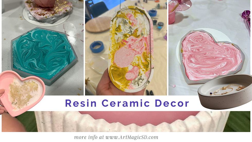DIY - Ceramic Resin Art