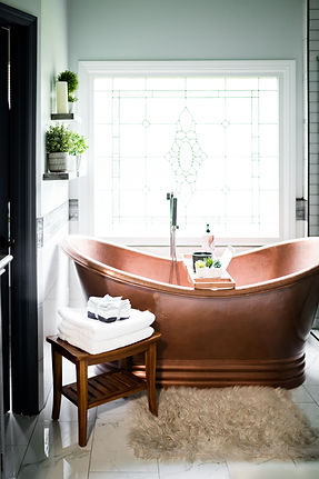 custom master bath