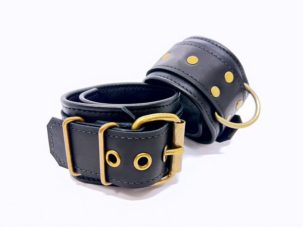 Thumbnail: Leather Wrist Cuffs