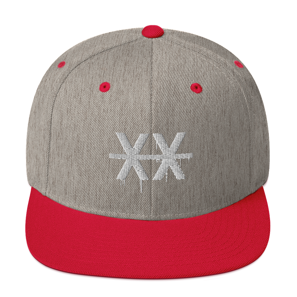 Thumbnail: Scrap Yard Snapback White logo Hat