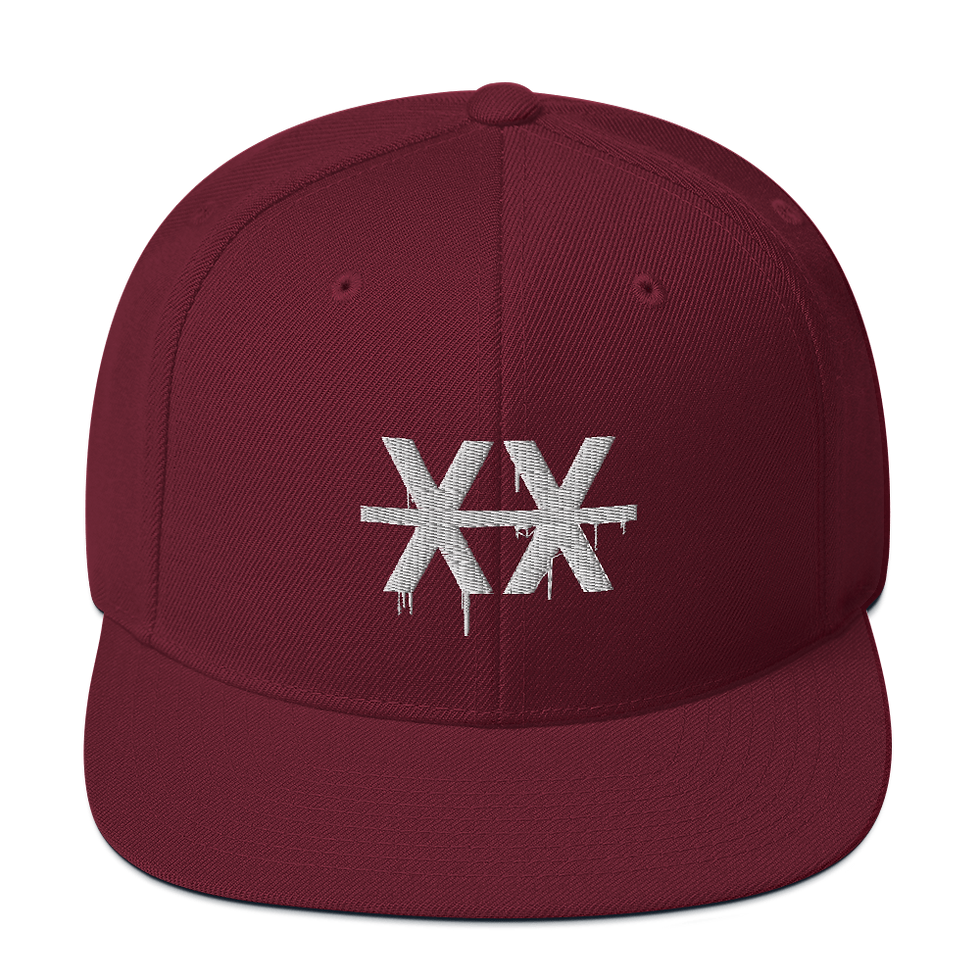 Thumbnail: Scrap Yard Snapback White logo Hat