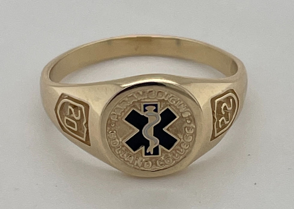 Thumbnail: Paramedicine Graduation Ring Small 9x9mm (S195/CJ186)