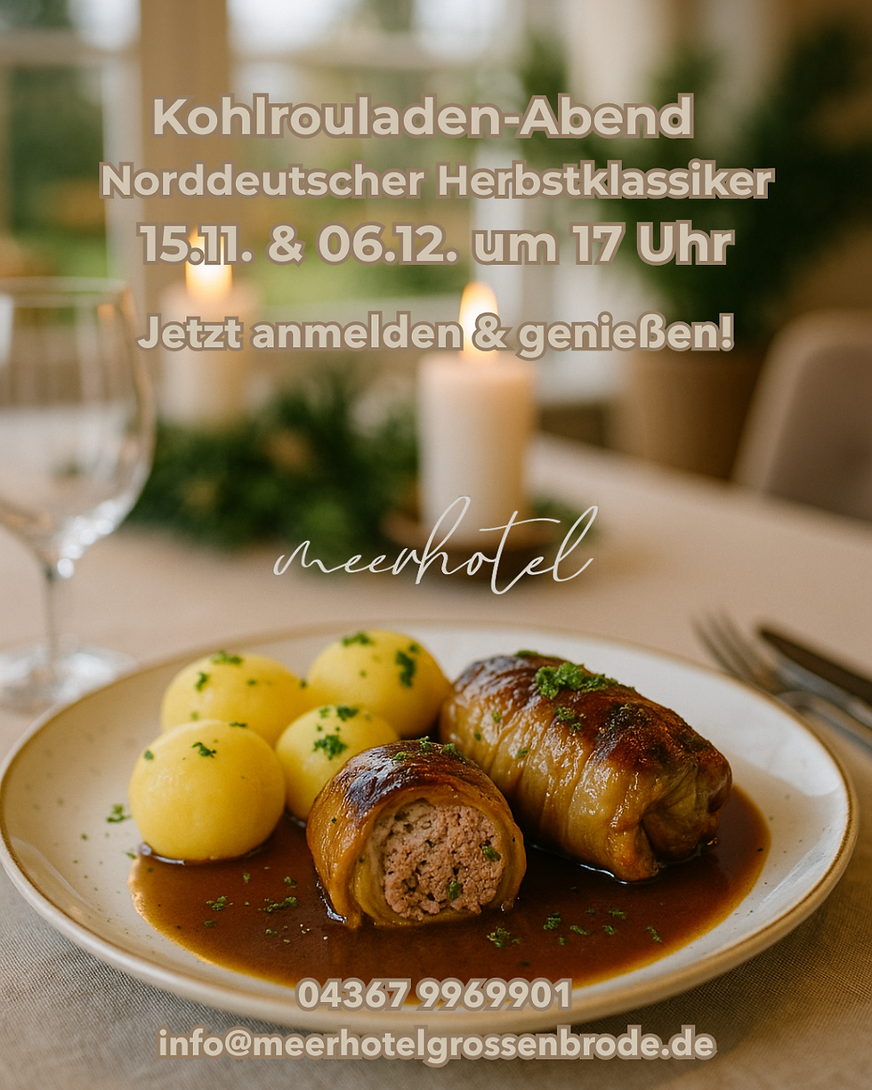 Kulinarische Winterabende im MEERHOTEL Großenbrode