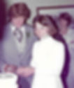 Mark and Laurie Murphy, after being married for about three hours.