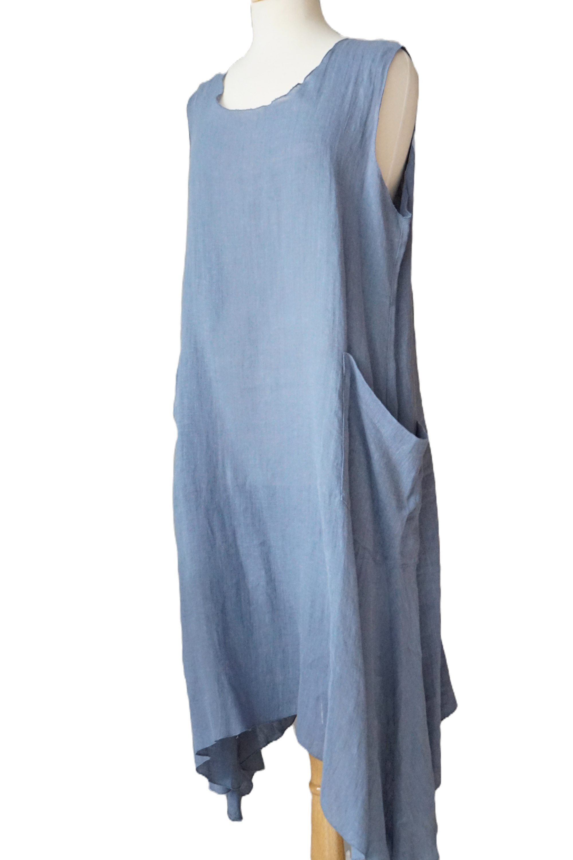 Easy Pocket Linen Dress