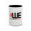 Thumbnail: WE Network Services LLC Accent Coffee Mug – Branded Company Logo Mug (11/15 oz)
