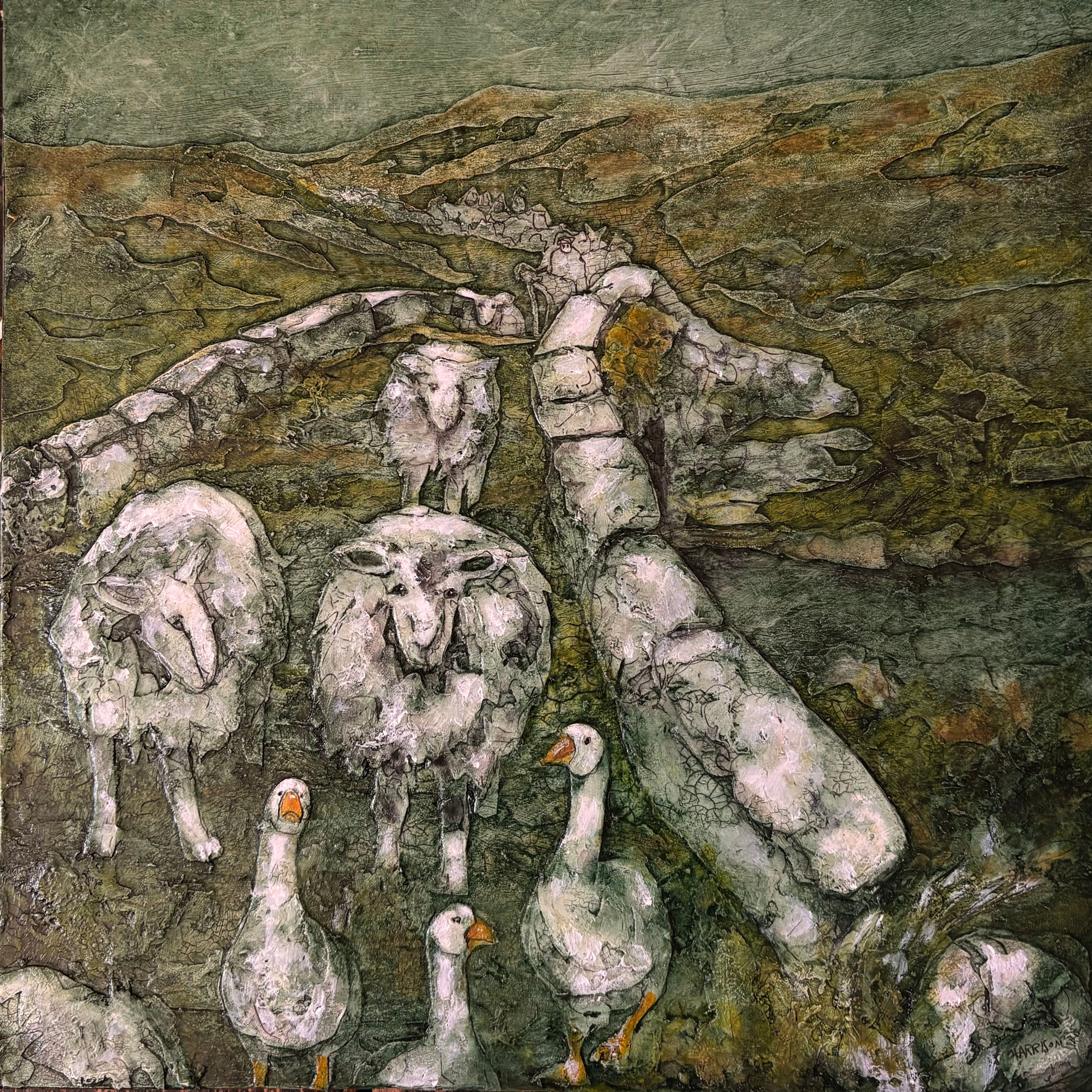 Going to Market Over Pont Scethin