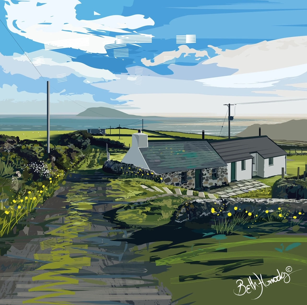 Beth Horrocks - Ynys Enlli, Mor Agos Ond Mor Bell