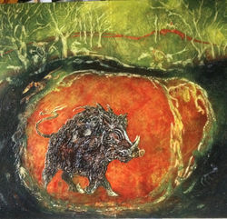 Judith Harrison - The Hunting of Ysgithrwym - SOLD