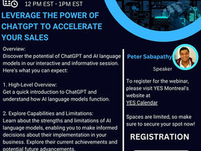Join us for our next Webinar on ChatGPT